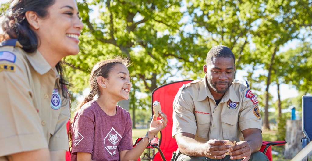 Cub Scouts smores